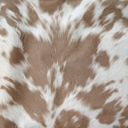 Tissu simili cuir imprimé peau de vache marron precio