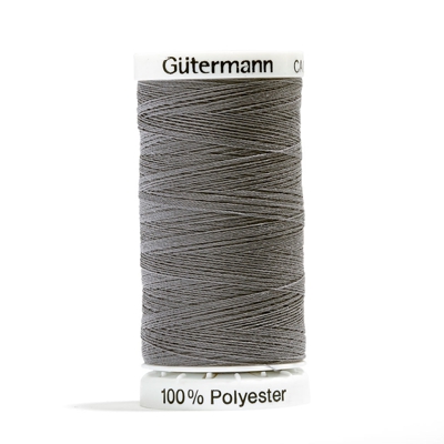 Bobine de fil polyester Gütermann - Gris - Noir