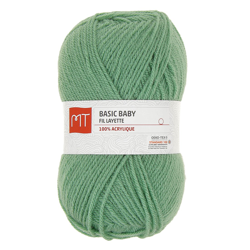Pelote de laine MT Basic baby vert d'eau en oferta