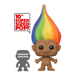 RAINBOW TROLL SUPER OVERSIZED / GOOD LUCK TROLLS / FIGURINE FUNKO POP en oferta