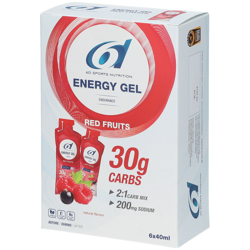 6D Sports Nutrition Energy Gel Fruits Rouges en oferta