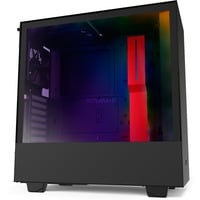 H510i Midi Tower Noir, Rouge, Châssis mini-tour