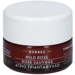 Korres Rose Sauvage Crème Jour Éclat 1ères Rides Peaux normales à mixtes precio
