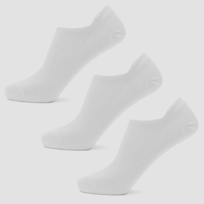Chaussettes courtes pour femme - Blanc - UK 3-6