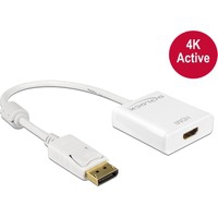 62608 câble vidéo et adaptateur 0,2 m DisplayPort 1.2 HDMI Blanc