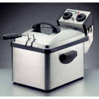 FRP 2135/E friteuse Unique 2100 W Noir, Acier inoxydable