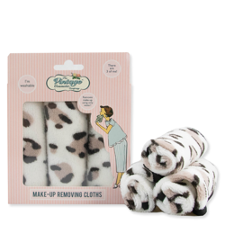 The Vintage Cosmetic Company Leopard Print Make-up Removing Cloths en oferta