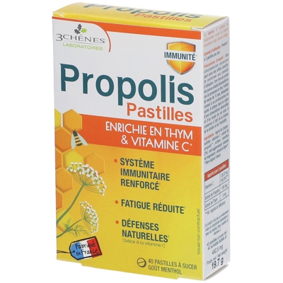 Les 3 Chênes® propolis pastilles adoucissantes et calmantes