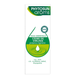 Phytosun Aroms huile essentielle cèdre virginie características
