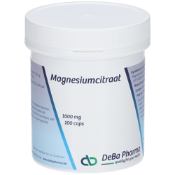 Deba Citrate de Magnésium 1000 mg características