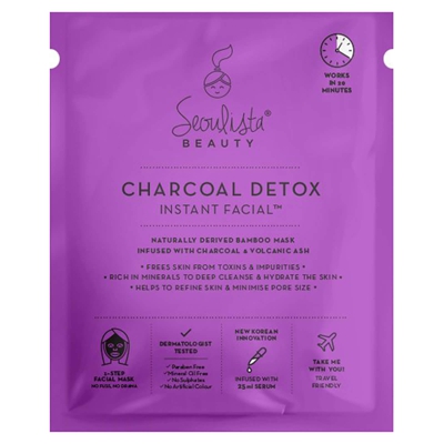 Masque pour le Visage Détox au Charbon Instant Facial™ Seoulista BEAUTY