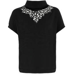 OSCALITO pull en laine et soie Macramé