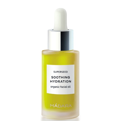 Huile faciale biologique « Soothing Hydration » (hydratation apaisante) Superseed MÁDARA 30 ml