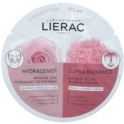 Lierac Hydragenist Masque SOS hydratant + Supra Radiance Masque éclat double peeling precio