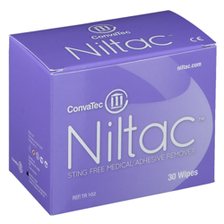 Trio Niltac Remover Med. Colle Sans Alcool Lingettes características