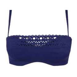 LISE CHARMEL haut de maillot de bain bandeau coques Ajourage Couture en oferta