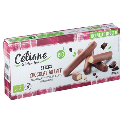 Celiane Chocolat Lait Barre Bio