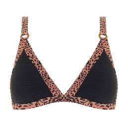SEAFOLLY haut de maillot de bain triangle bicolore Wild Ones