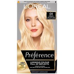 L'Oréal Paris Préférence Infinia Hair Dye (Various Shades) - 01 Prague Very Very Light Natural Blonde precio