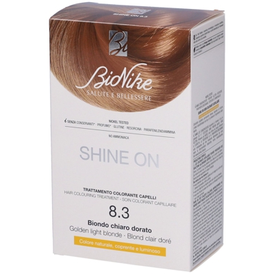 BioNike Shine ON Soin colorant capillaire 8.3 Blonc clair doré