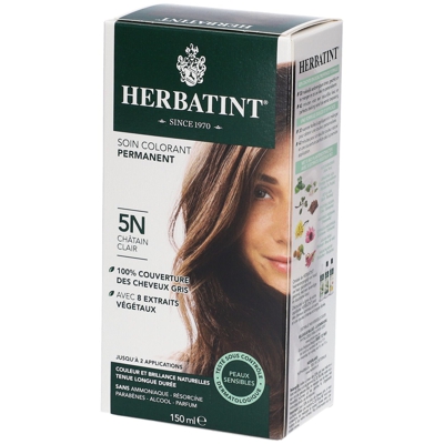 Herbatint Soin colorant permanent Châtain clair 5N