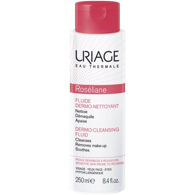 Fluide Dermo-Cleansing Anti-rougeurs Uriage Roséliane (250ml)