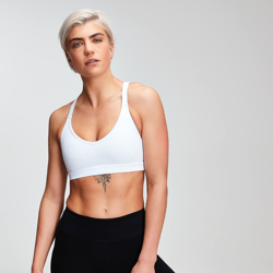 Brassière de sport MP Power en résille pour femmes – Blanc - XXL características