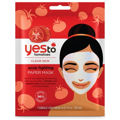 Masque-Tissu Anti-Imperfections Blemish Fighting Paper Mask yes to tomatoes 20 ml