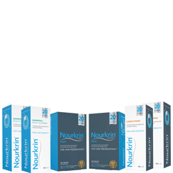 Nourkrin Man for Hair Preservation 6 Month Bundle with Shampoo and Conditioner x2 características