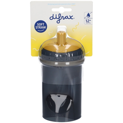 Difrax® Gobelet à paille anti fuite 250 ml