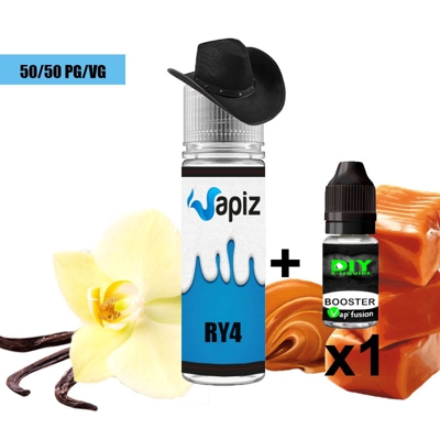 E liquide Classic Ry-4 - 50ml - Vapiz + 1 booster nicotiné
