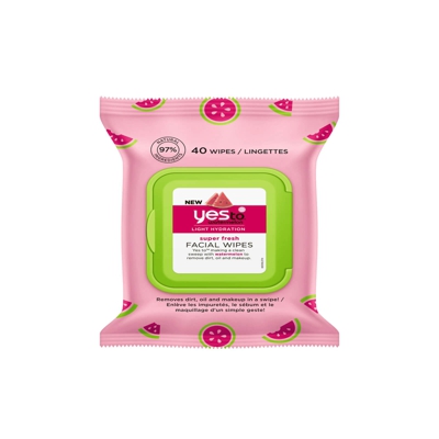 yes to Watermelon Super Fresh Facial Wipes 40ct