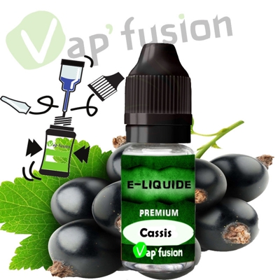 E liquide Cassis 10ml Vapfusion