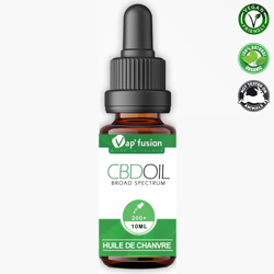 Huile cbd vapfusion 10ml Huile de chanvre características