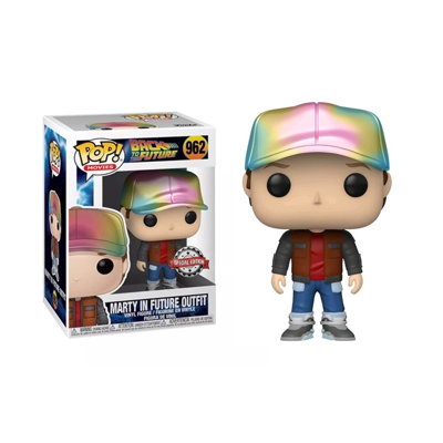 MARTY IN FUTURE OUTFIT METALLIC / RETOUR VERS LE FUTUR / FIGURINE FUNKO POP / EXCLUSIVE SPECIAL EDITION