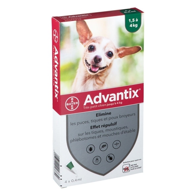 Advantix Très petit chien de 1,5 - 4 kg