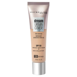 Maybelline Dream Urban Cover SPF50 Foundation 121ml (Various Shades) - 130 Buff Beige características
