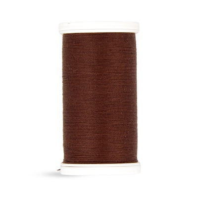 Bobine fil 100 m 100% polyester marron