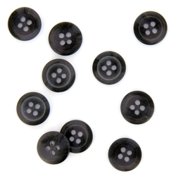 Boutons marbré gris foncé 15 mm características