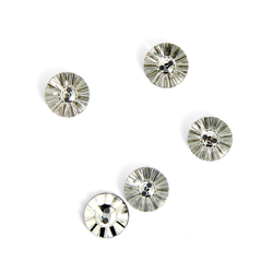Boutons crystal transparent 13 mm características