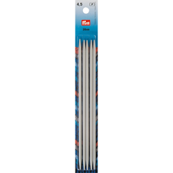 Aiguilles à tricoter à 2 pointes, gris perle ou gris en oferta