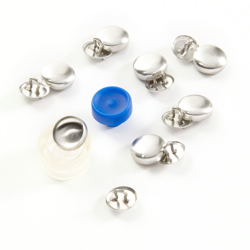 Bouton à recouvrir métal argent precio