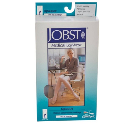 Jobst® Opaque Cl 2 Bas genou pied ouvert L Natural