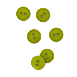Boutons plats 2 trous vert kaki 15 mm precio