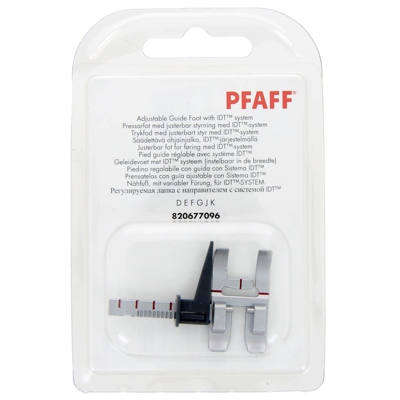 Pied guide réglable avec système IDF Pfaff defgjkl