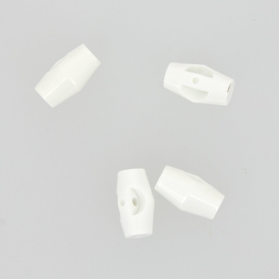 Boutons buchettes plastiques blanc 18 mm