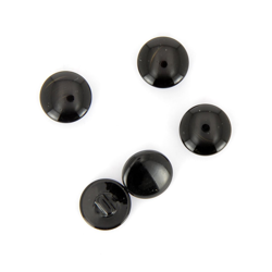 Boutons ronds à queue noir 18 mm características