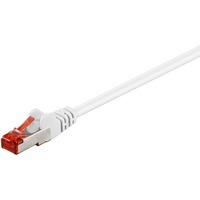 25m 2xRJ-45 Cable câble de réseau Blanc Cat6