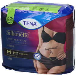 Tena Silhouette Normal Taille basse Noir M precio