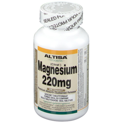 Altisa Magnesium Citrat 220 mg características